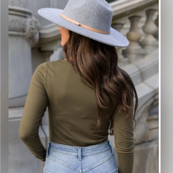 Ever Soft Square Neck Top - Olive- NWT - Picture 3 of 8